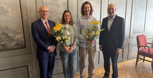 Marcus Bosshard, Melanie Kocher, Tom Schwendener und Michael Stein (es fehlen Fabio Valeri, Jechezkel Frank, Thomas Percy und Daniel Wyniger)